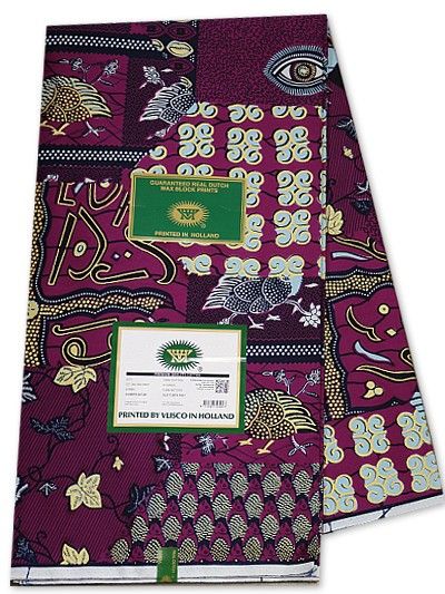 Vlisco Embellished Holland Wax Print | Vlisco Fabric